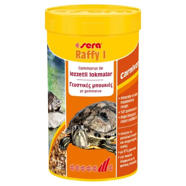 Sera Raffy I Gammarus Τροφή Χελώνας Γαρίδα 250ml