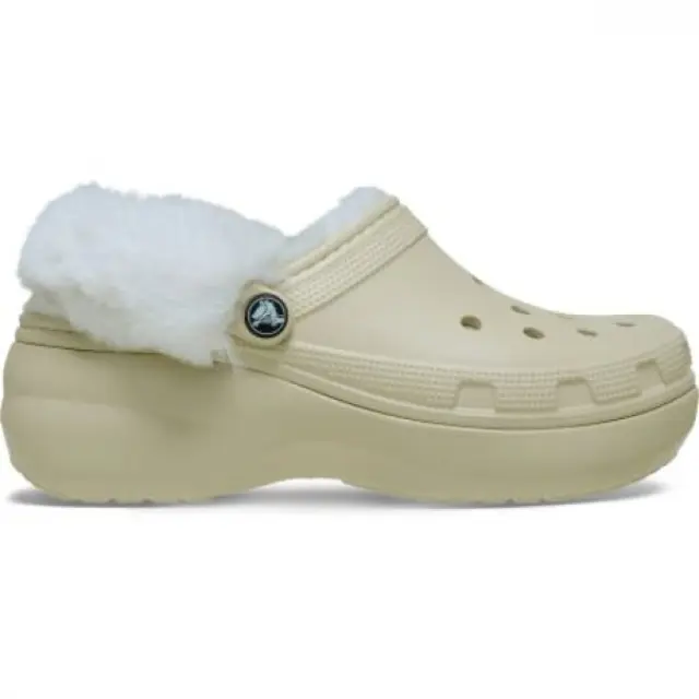 Crocs Classic Platform Fuzz Lined Cg Beige 212854-2Y2 - 37-38