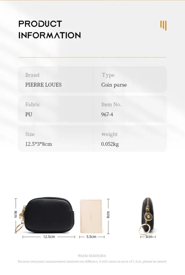Γυναικείo πορτοφόλι Pierre Loues PL967-4 μαύρο - One Size 3