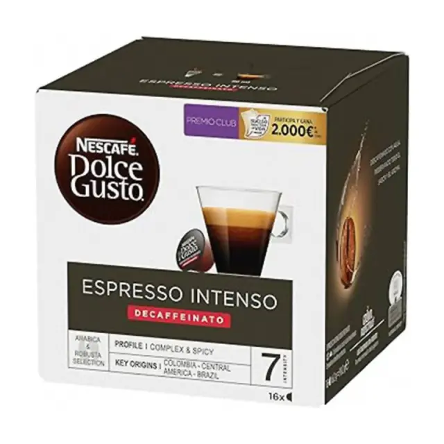 Nescafe Intenso Decaf Κάψουλες Dolce Gusto 16τμχ