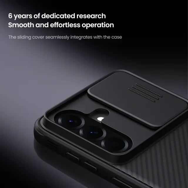 Nillkin CamShield PRO Hard Case for Samsung Galaxy A57 Black 3