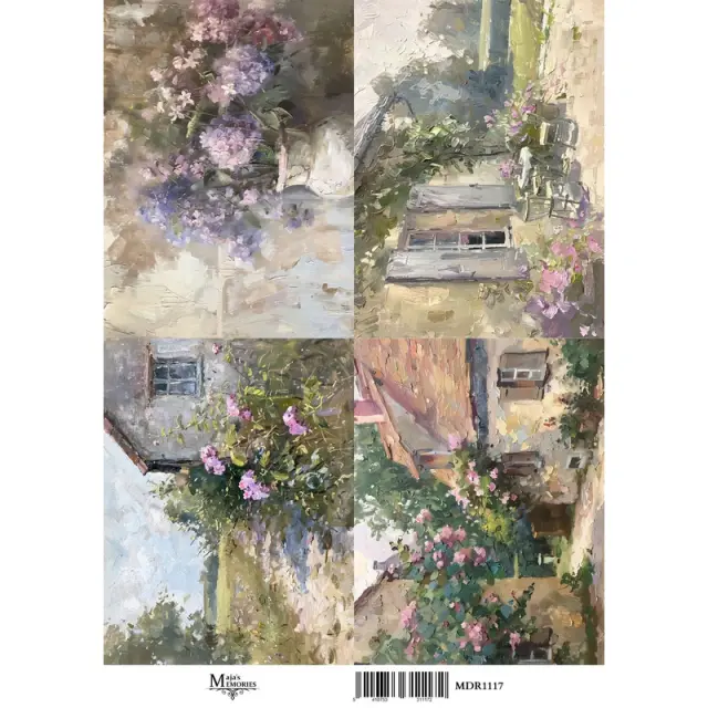 Ριζόχαρτο Maja's Memories, 30x42cm, Αγροκτήματα με λεβάντες, MDR1117