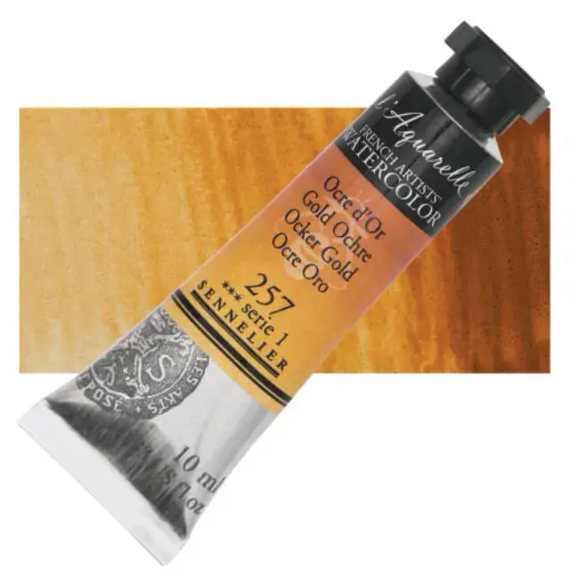 Χρώμα Ακουαρέλας Sennelier l Aquarelle Σωληνάριο 10ml - 257 Gold Ochre