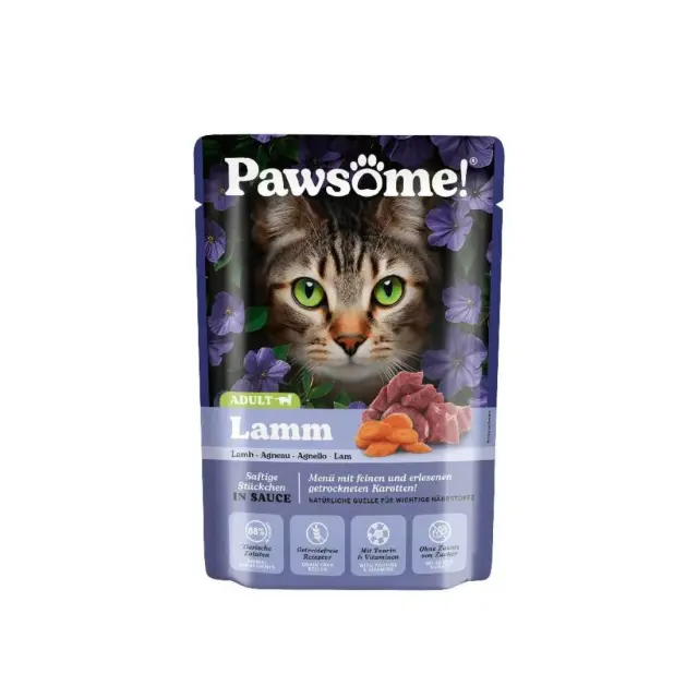 Pawsome Adult Αρνί 85gr