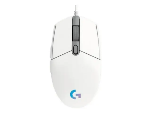 Logitech Gaming Mouse G102 Lightsync White (910-005824) 2