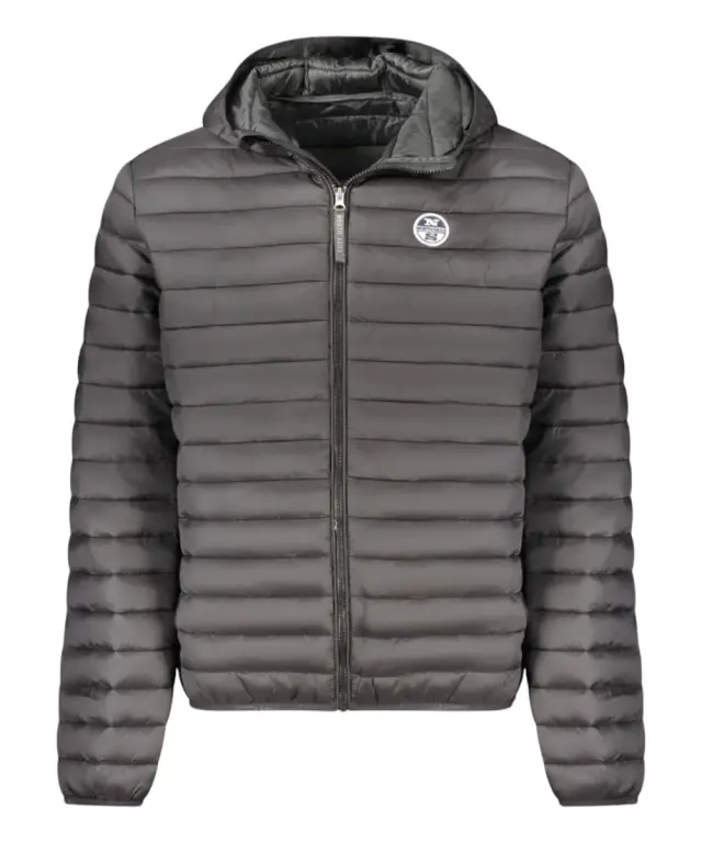 North Sails- Ανδρικό Μπουφάν Bomber Regular Fit 901070-000-0999 Μαύρο