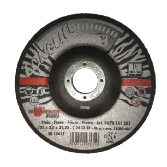 Δίσκος Κοπής Wurth 125mm X 22.23mm
