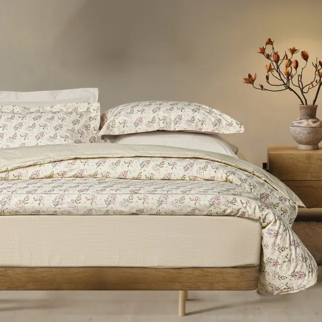 Σετ Παπλωματοθήκη Υπέρδιπλη 3 Τεμαχίων Das Home 9703 Cream 220x240