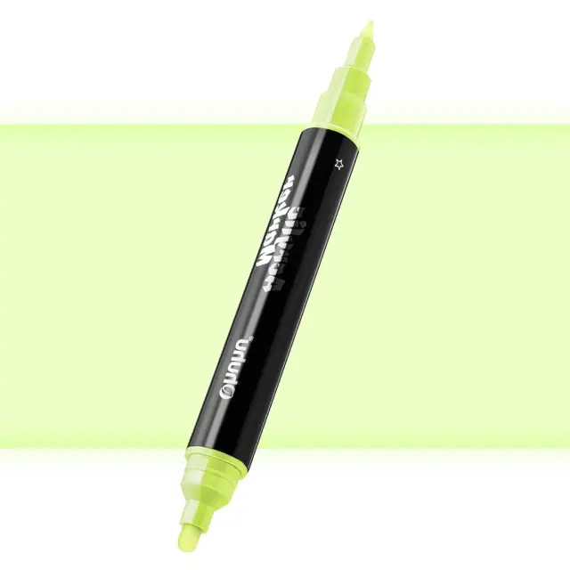 Ohuhu Acrylic Marker με Διπλή Μύτη N531 - Neon Yellow (OHUHU)