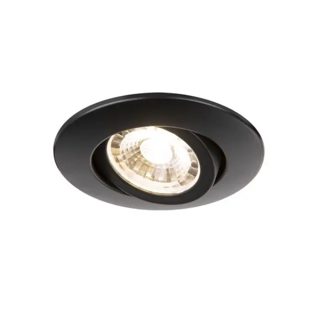 EASY-INSTALL SLIM LED, DL, indoor recessed ceiling light, 4000K, black
