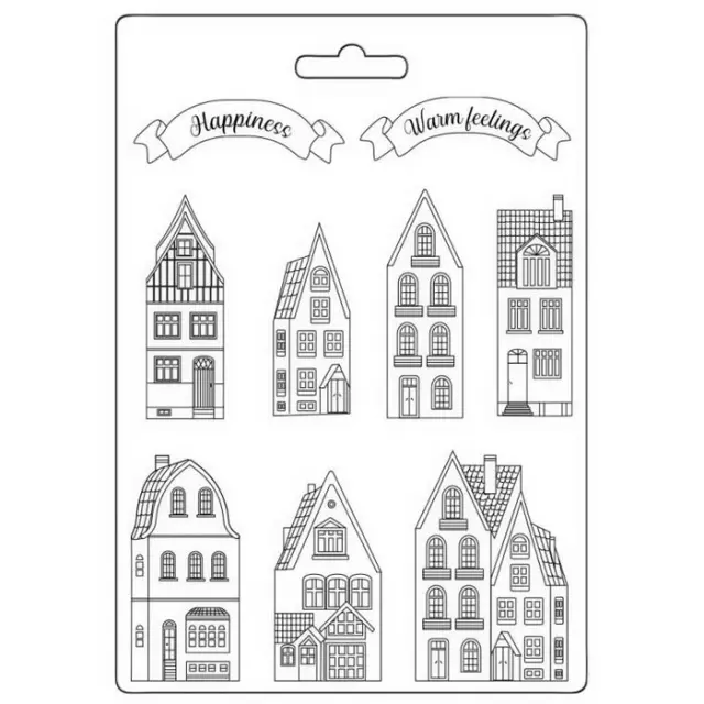 Εύκαμπτο Καλούπι για Σαπούνι-Γύψο - 21x29.7cm - Cozy Houses