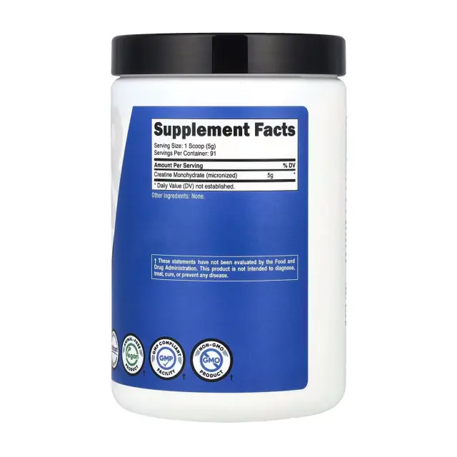 Nutricost Creatine Monohydrate Powder Unflavored, 453 g 2