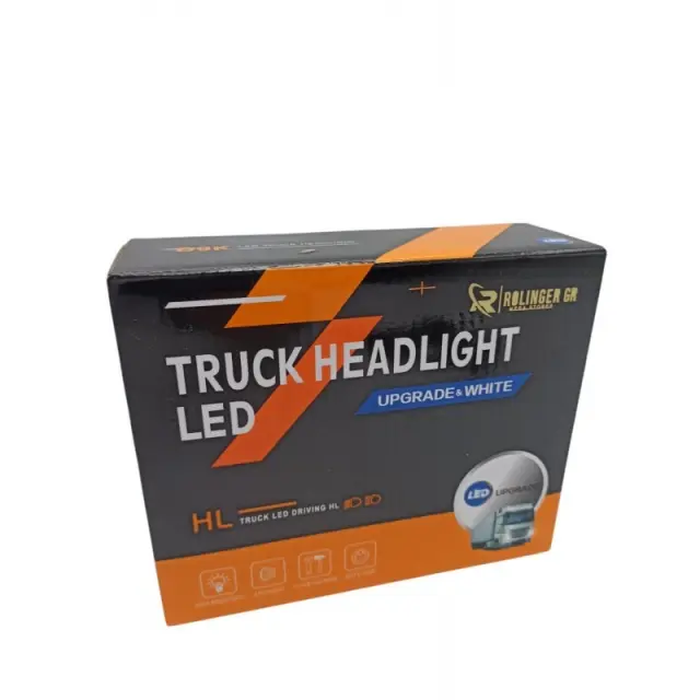 Led Λάμπες Αυτοκινήτου – Φορτηγού H4 12V-24V CANBUS 80W 6500K 8000LM 2 X 40W D9K-H4