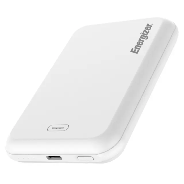 Power Bank Energizer QM5000 5000mAh 15W Fast Charge με 1xUSB-C Ασύρματη Φόρτιση 15W και LED Ένδειξη Μπαταρίας Λευκό 3