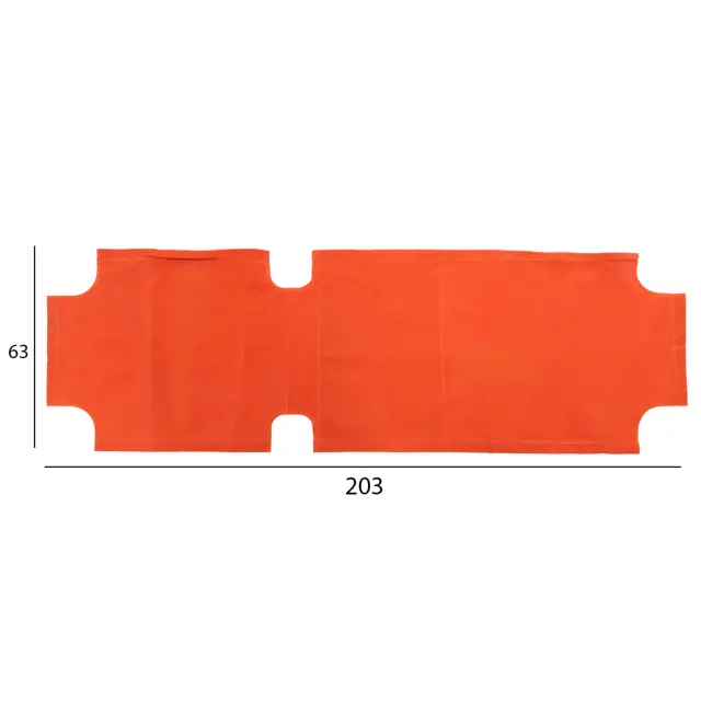 ΠΑΝΙ TEXTILENE 600gr/m2 ΑΝΤΑΛΛΑΚΤΙΚΟ ΞΑΠΛΩΣΤΡΑΣ FB95072.02 ΠΟΡΤΟΚΑΛΙ 202x63 εκ. 3