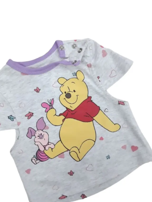 Μπλουζάκι Κοντομάνικο με Παντελονάκι Pooh Girl Purple 8030268 - 12 M (80cm) 2