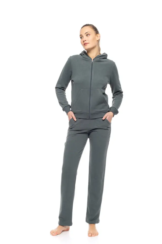 W1850 - Dark Green - LOUNGEWEAR SOFT SOLID - S 2
