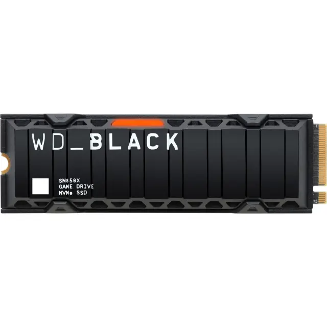 Western Digital Black SN850X NVMe SSD 1 TB (black, PCIe 4.0 x4, NVMe, M.2 2280, heatsink)