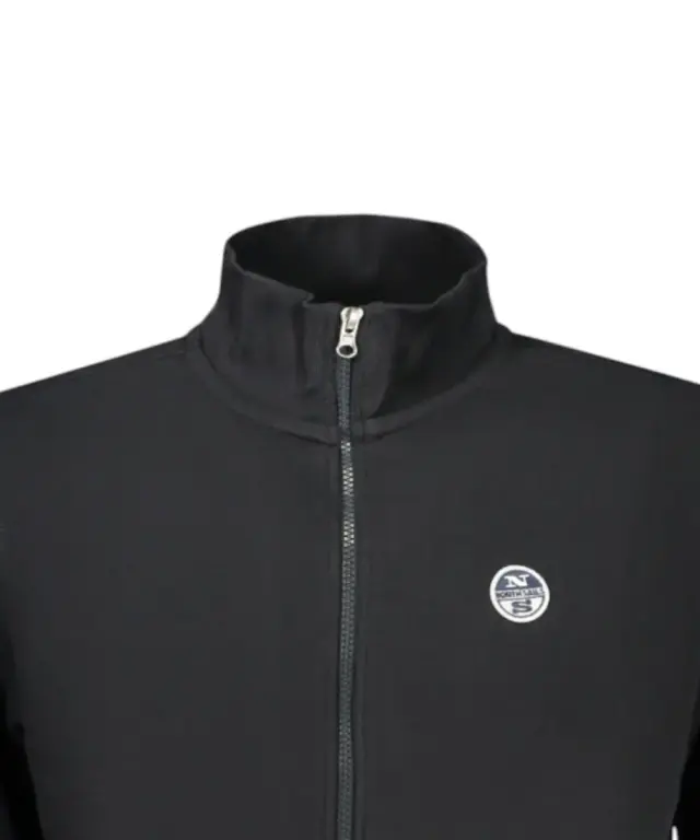North Sails - Ανδρική Ζακέτα Φούτερ 993037-000-0999 Μαύρο 3