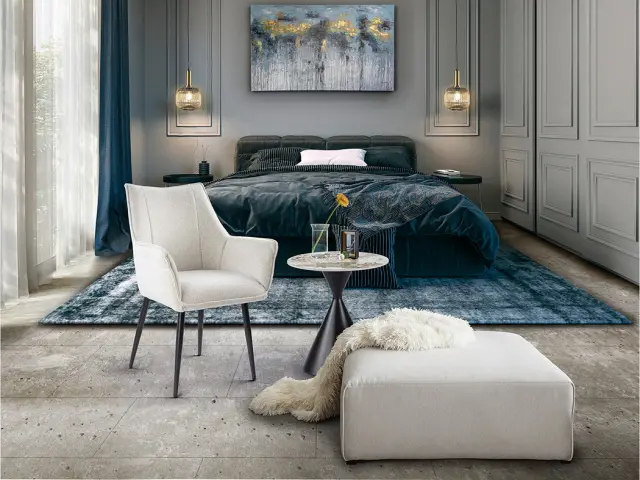 Sima Καρέκλα Τραπεζαρίας Off White Με Μαύρα Μεταλλικά Πόδια Άσπρο Μαύρο 2