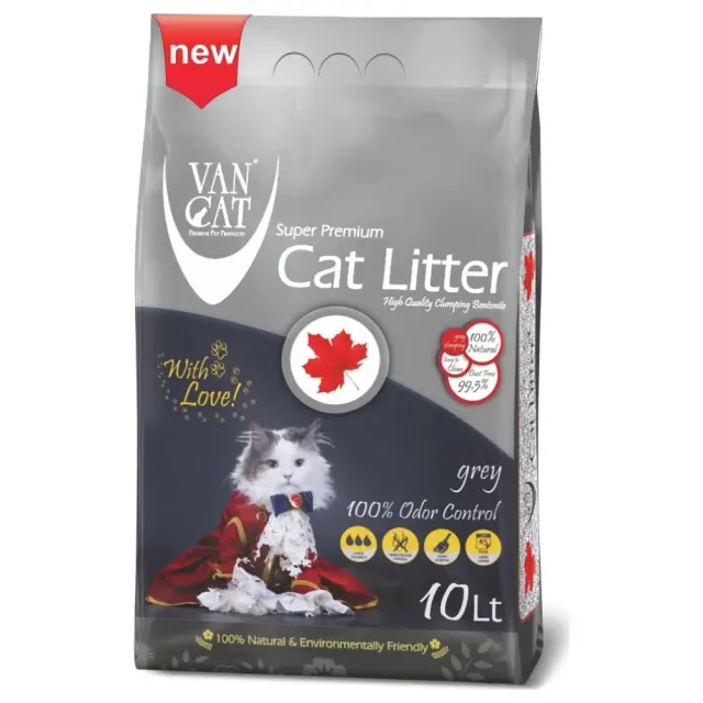 Van Cat Άμμος Υγιεινής Γάτας Ενεργού Άνθρακα 10lt