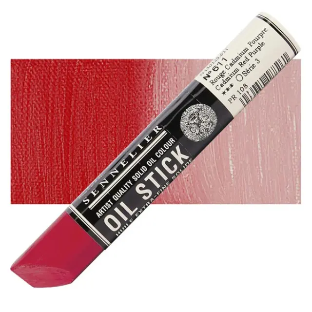 Sennelier Στικ Λαδιού 611 Cadmium Red Purple - 38ml
