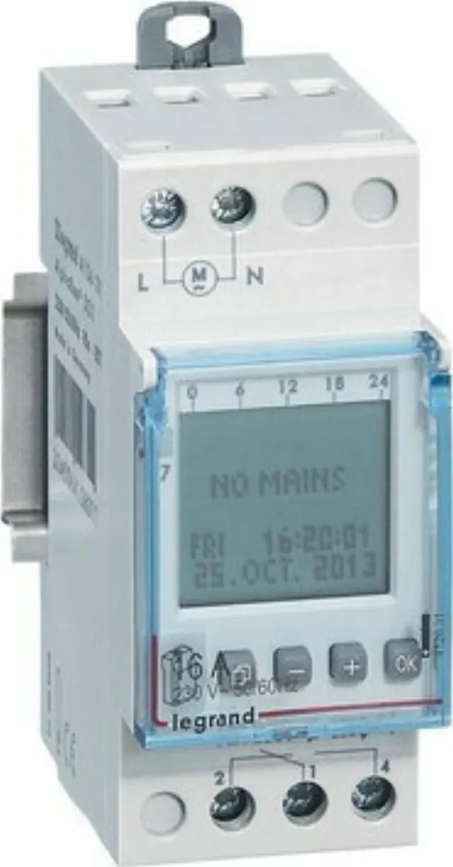 Programmable time switch digital display 1S