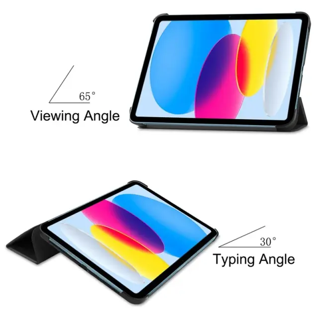 Flip Cover Θήκη για iPad 10.9/11" (2025)-Black OEM 2