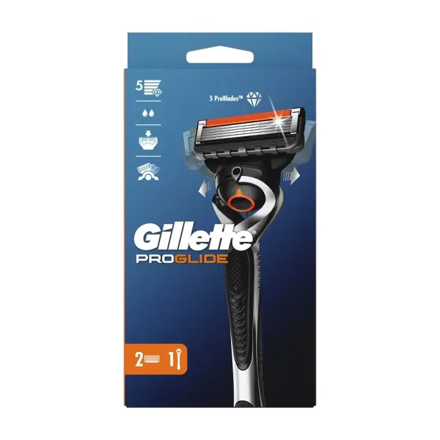 Gillette Fusion ProGlide 5 Flexball Χειροκίνητη Ξυριστική Μηχανή 1 Λαβή & 2 Ανταλλακτικά