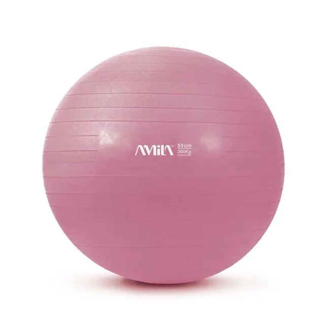 Amila 55cm Pilates Ball Ροζ 95827 (Amila) - One Size
