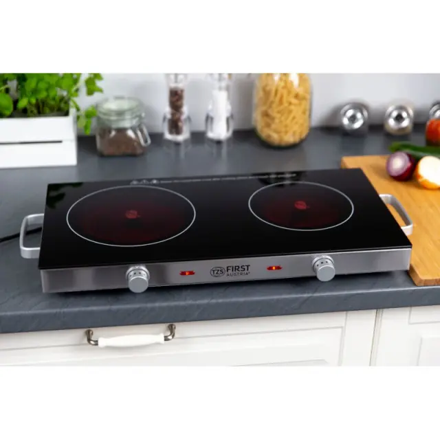 Εστία Διπλή Υπέρυθρη Κεραμική 2800W FIRST AUSTRIA FA-5096-7 3