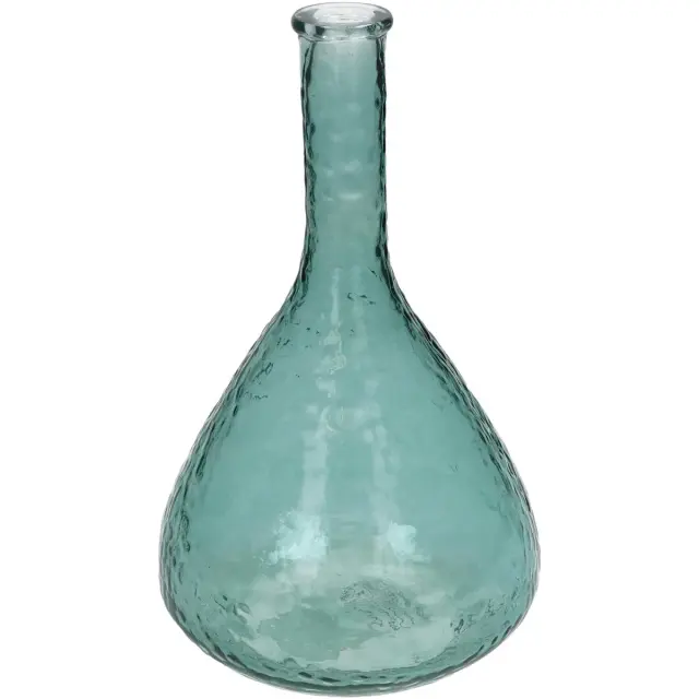 Βάζο Πράσινο Ανακυκλωμένο Γυαλί 15.2x15.2x25.4cm
