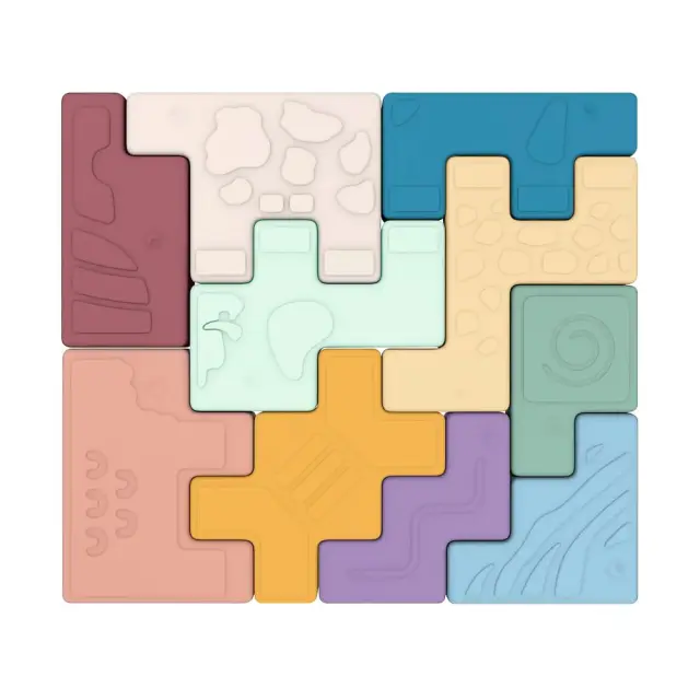 MINILAND ΜΑΛΑΚΑ ΤΟΥΒΛΑΚΙΑ ΜΕ ΖΩΑΚΙΑ - RUBBER ANIMAL BLOCKS 2