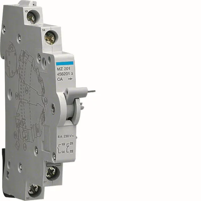 Auxiliary contact 1C+1O 6A 240V AC