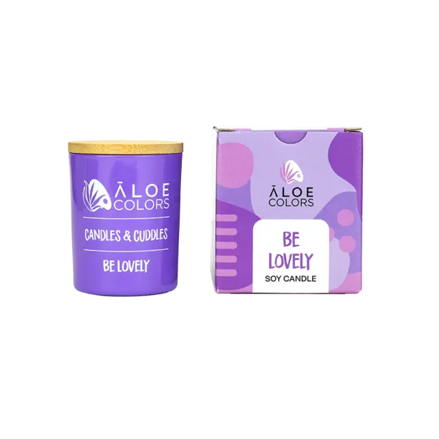 Aloe Colors Be Lovely Αρωματικό Κερί Σόγιας 150g
