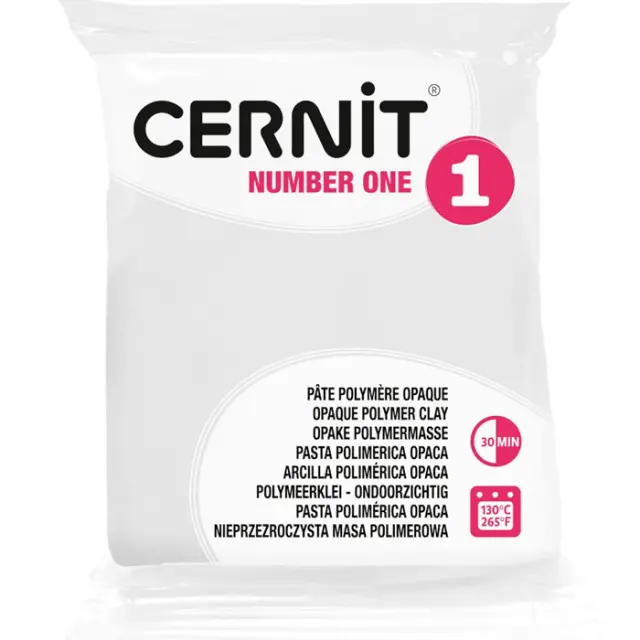 Πολυμερικός Πηλός Cernit Number One No027 - Opaque White - 56gr