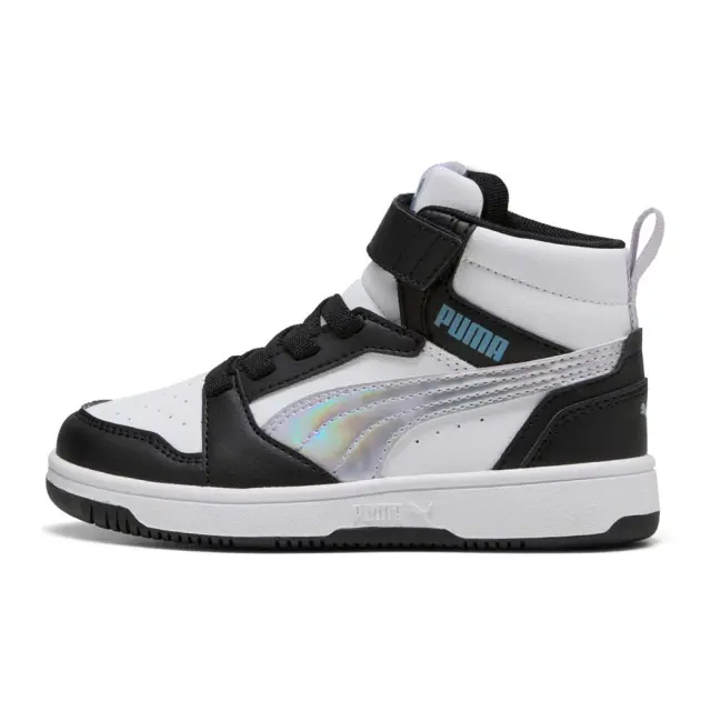 Puma Kids Rebound V6 Mid Space Belle AC+ (PS) Άσπρο - Ασημί 402770-02 (Puma)