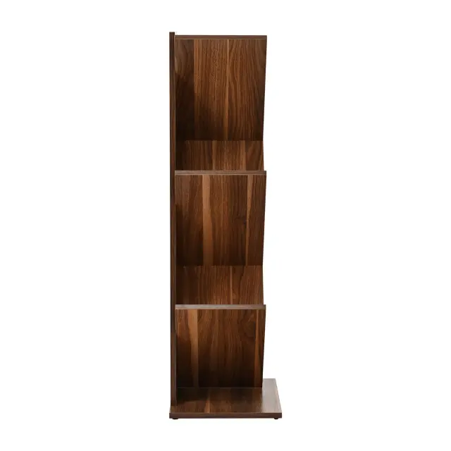 Βιβλιοθήκη Tree Unihome σε απόχρωση καρυδί 40x30x102εκ 2