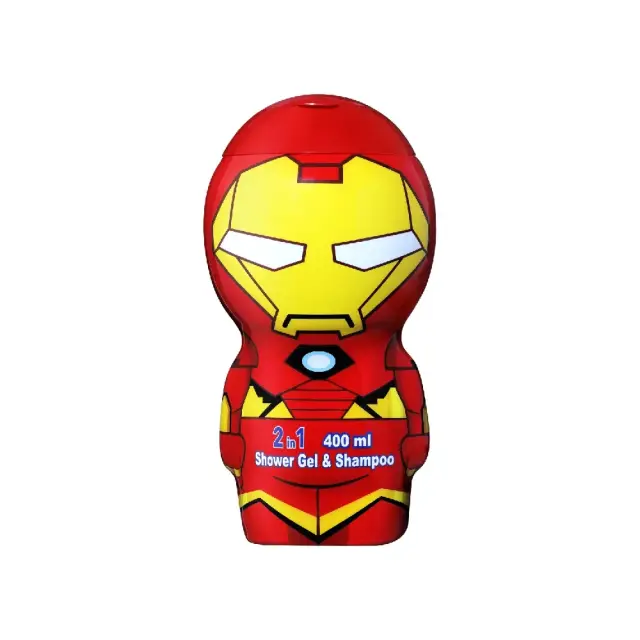 Air-Val Iron Man 2 in 1 Αφρόλουτρο & Σαμπουάν 400ml