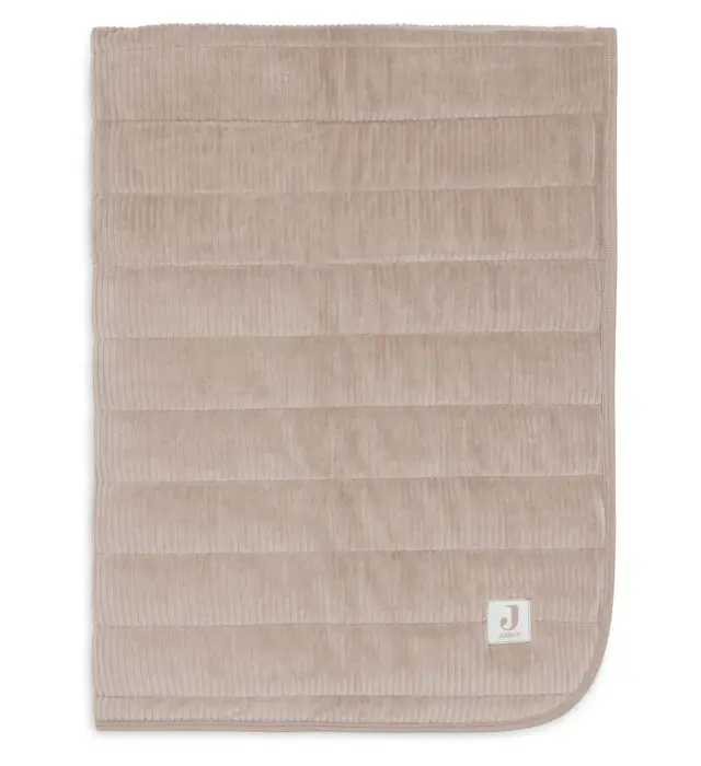 Κουβέρτα Velvet Rib Milky Coffee (75x100 εκ.) – Jollein 2
