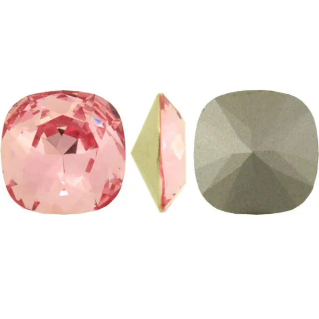 Swarovski 4470 Cushion Square Light Rose 10mm - 1τεμ