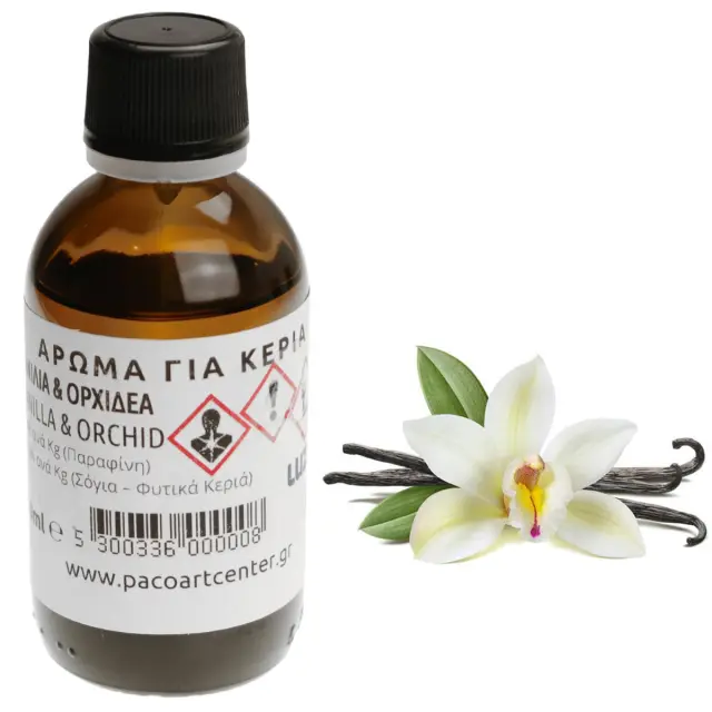 Άρωμα για Κεριά - Μαύρη Βανίλια & Ορχιδέα - 50ml