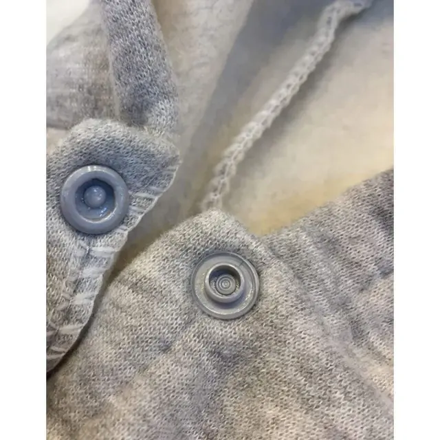 Hoodie Δεινόσαυρος Γκρι με Ροζ - Λαιμός: 39cm / Στήθος: 46cm 2