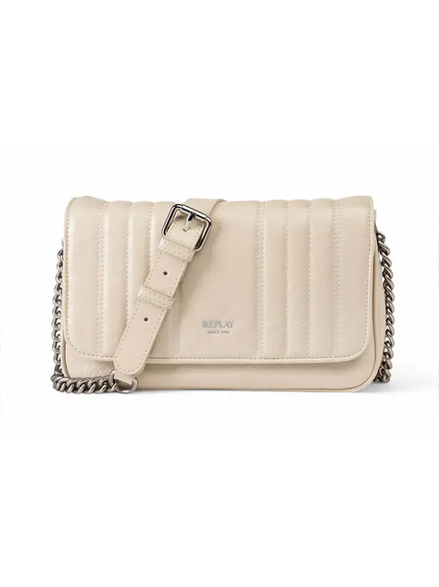Replay Γυναικεία Τσάντα Χιαστί Μπεζ FW3720.000.A0511A-0104 2