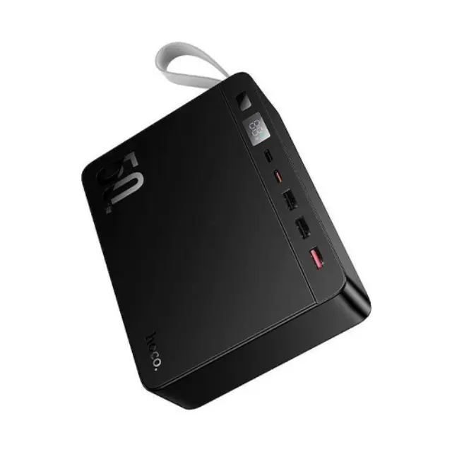 Hoco J166 Carretera Power Bank 50000mAh 22.5W με 3 Θύρες USB-A και 2 Θύρες USB-C Power Delivery / Quick Charge 2.0 / Quick Charge 3.0 Μαύρο 3