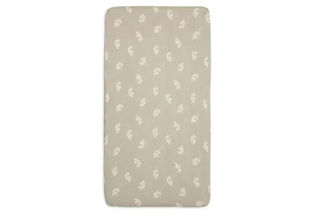 Σεντόνι Ζέρσεϊ με Λάστιχο Twig Olive Green (70x140cm) - Jollein 3