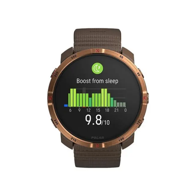 Polar Grit X2 45mm S-L Brown (GRIT X2 BRN SL)