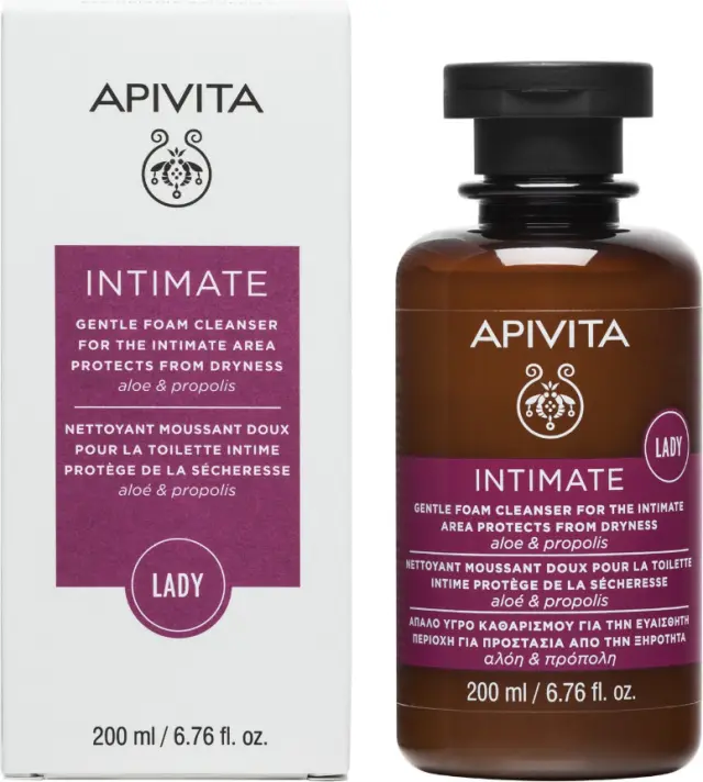 Apivita Intimate Lady Gel Καθαρισμού με με Αλόη & Πρόπολη 200ml