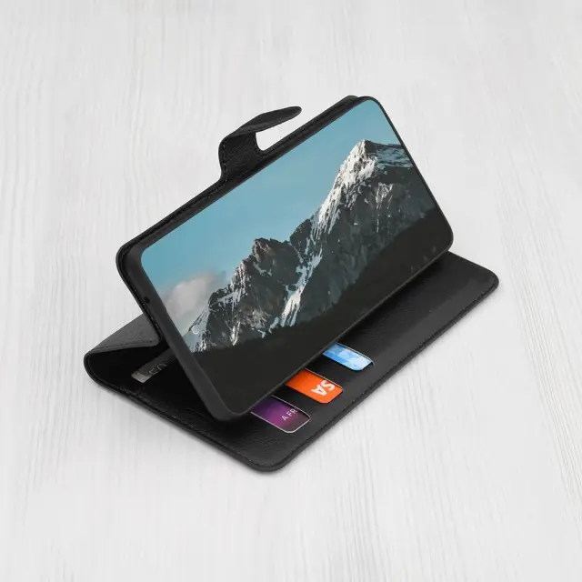 Techsuit® Leather Folio Θήκη για Samsung Galaxy A55 5G - Black 2