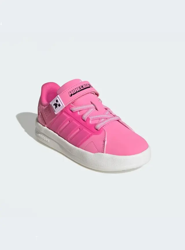 adidas Sportswear Girl's Minecraft Lightorama Elastic Laces C Ροζ KI9112 (adidas Sportswear) 2